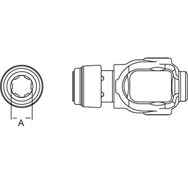 Aftermarket AutoLok Tractor Yoke A-113-3506-AI - main